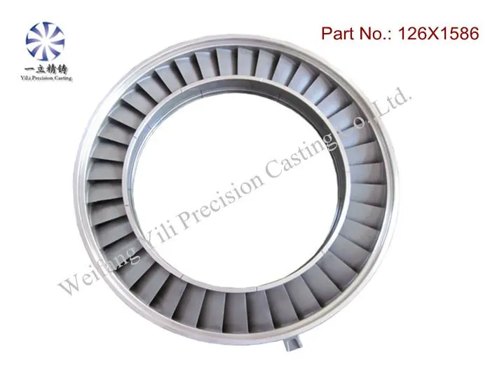 Superalloy nozzle ring used for turbocharger of yanmar marine diesel engine parts