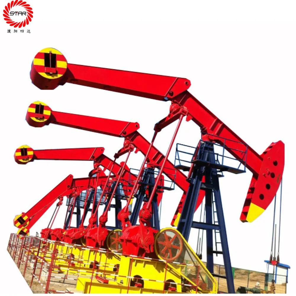 
Gear Reducer Oil Well Equipment Electric Double-horse Oil Beam Walking Beam Simple New Kowtow Machine 