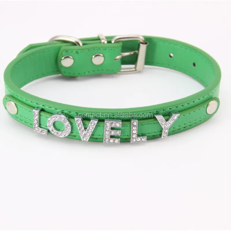 Personalized pet collar DIY alphabet dog name dog collar