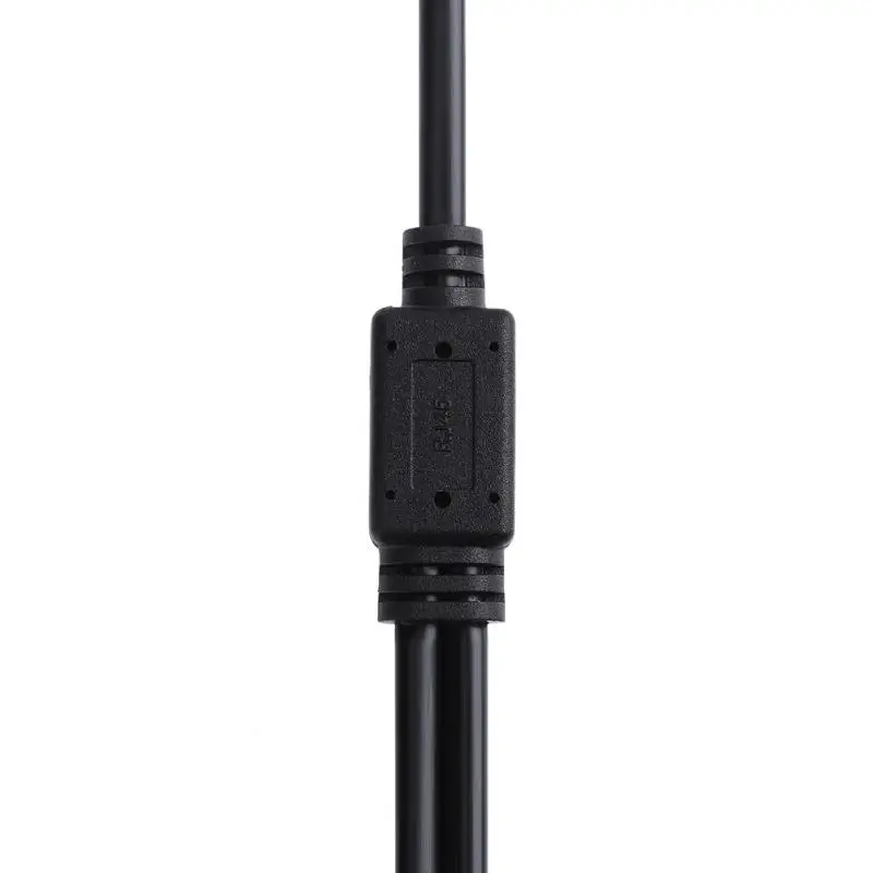 
DOONJIEY RJ45 Network 1 to 2 Port Ethernet Adapter Splitter RJ45 Male to 2 x Female LAN Splitter Adapter Cable For Cat 5 6 7 