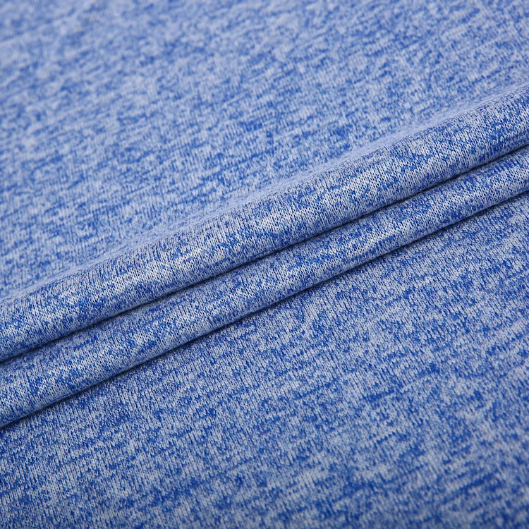 China supplier blue single dye polyester stock lot rayon dress fabric