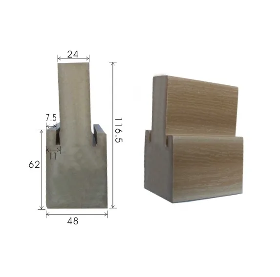 
china suppliers solid WPC door frame pvc film coated door jamb 