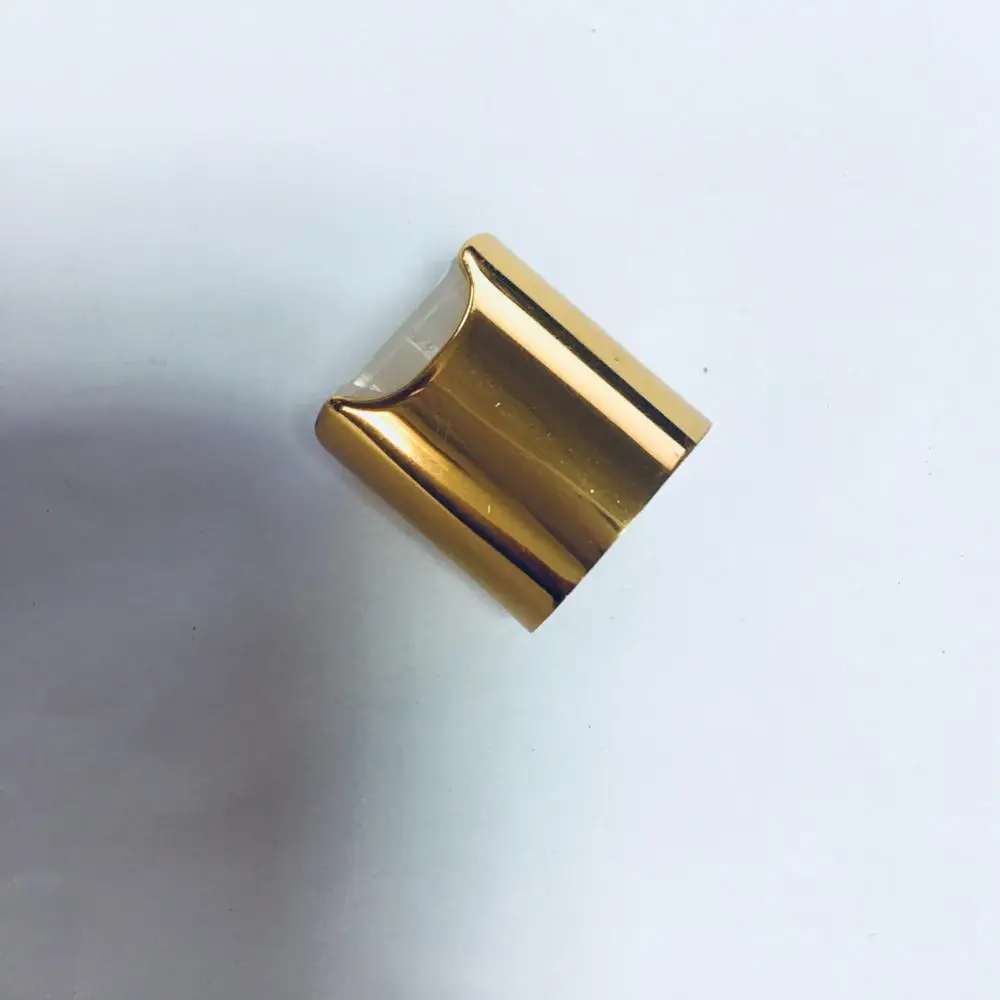 
PP aluminum shinny gold disc top cap for bottle wholesale 