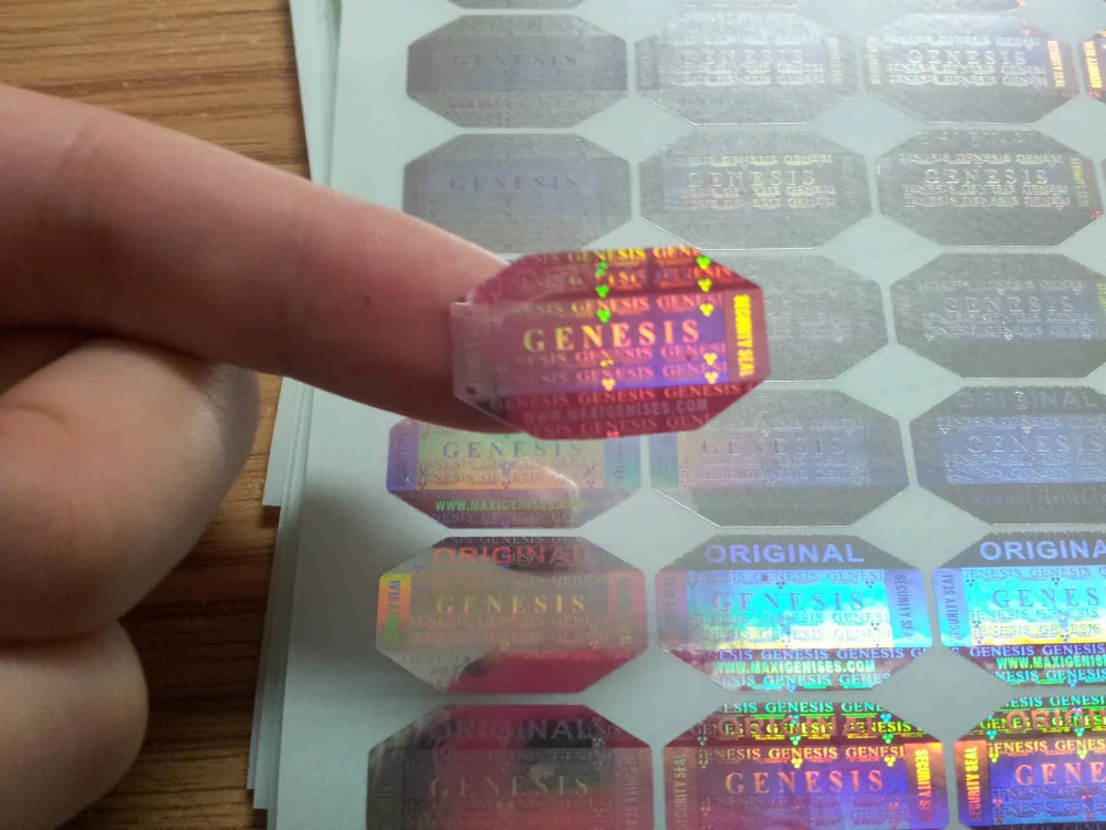 Hologram label\sticker 3D or 2D gold or silver