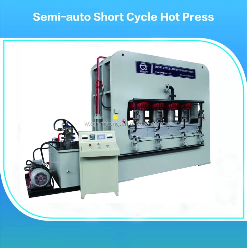 PVC door leather hot press machine