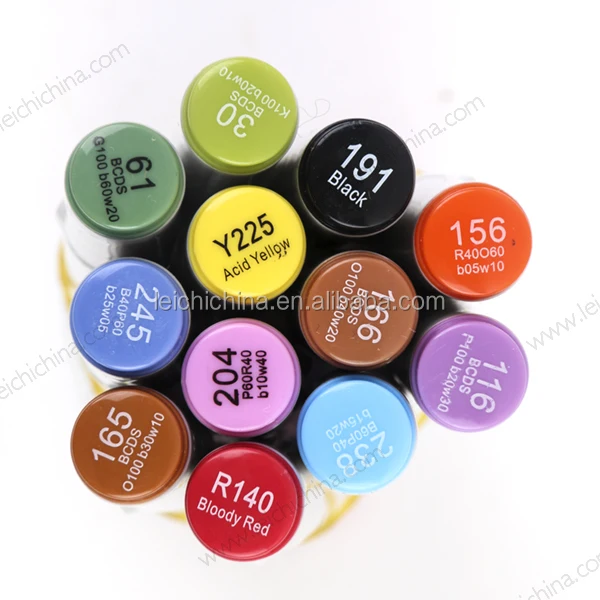 in stock 12 colour alcohol ink fly tying marker tool