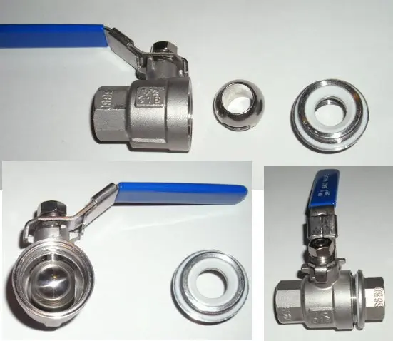 CF8M Thread ball valve L type 3way ball valve for Wholesale