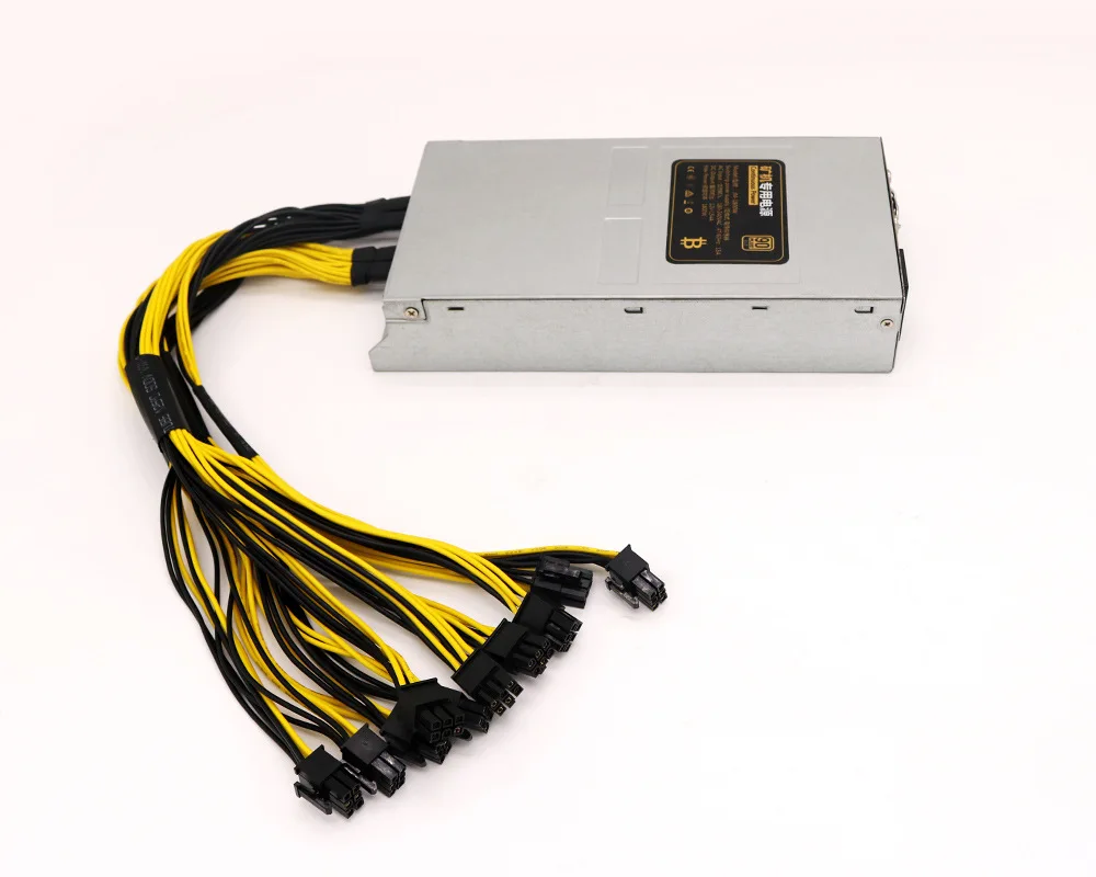 
Manufacture 1800W 90plus PC ATX power supply for S7 S9 L3+ D3 R4 Bitcoin miner 