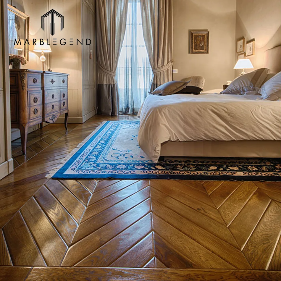 cheap price water resistant Herringbone oak engineered wood flooring