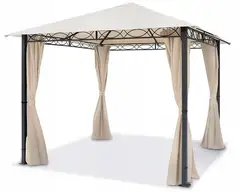 Garden Gazebo Marquee 3x3m Lorca Party Outdoor Patio Tent Awning Canopy Pavilion Shelter Deuba