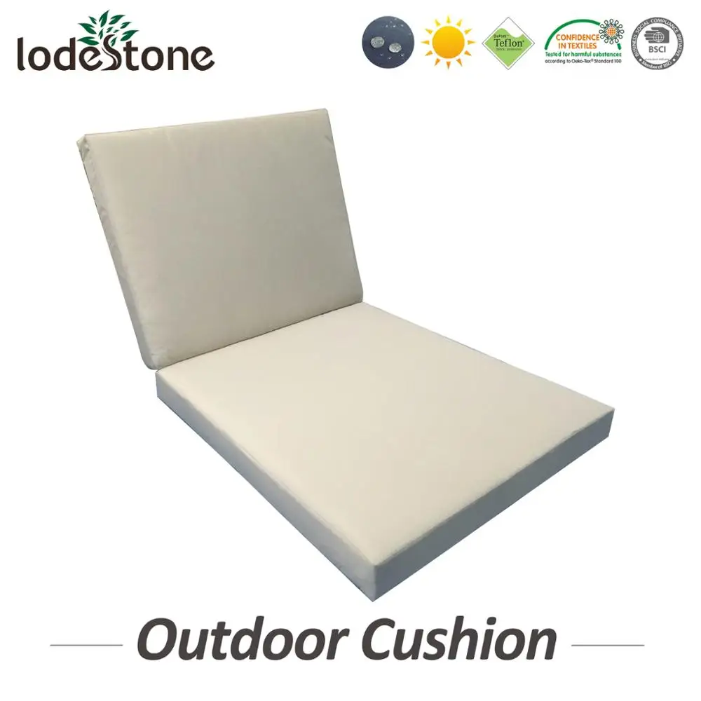 
waterproof lounger cushion outdoor lounge chair pool chaise lounger cushion 