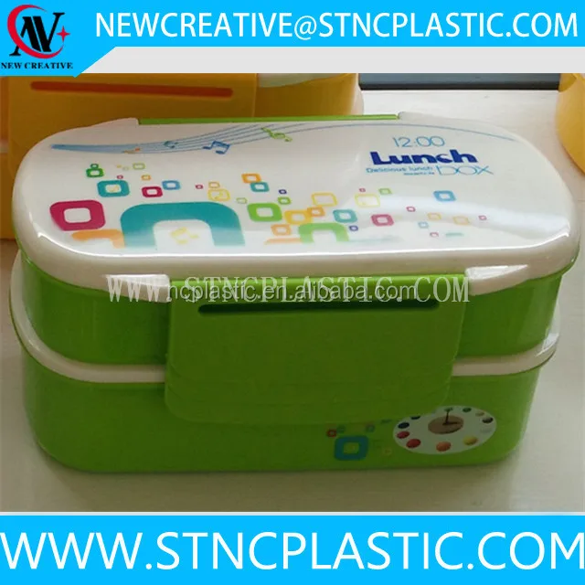 Retro Mini Refrigerator Microwave Safe Gag Fridge Shaped Bento Lunch Box