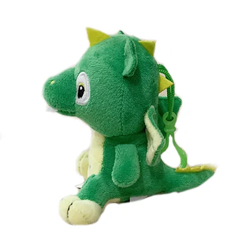 HOT SALE stuffed plush keychain animal toy green dragon plush Krakow dragon plush dragons