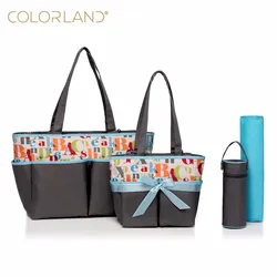 Colorland Multi Function 5- Piece Diaper Bag Set Smart & Daily Changing Bag