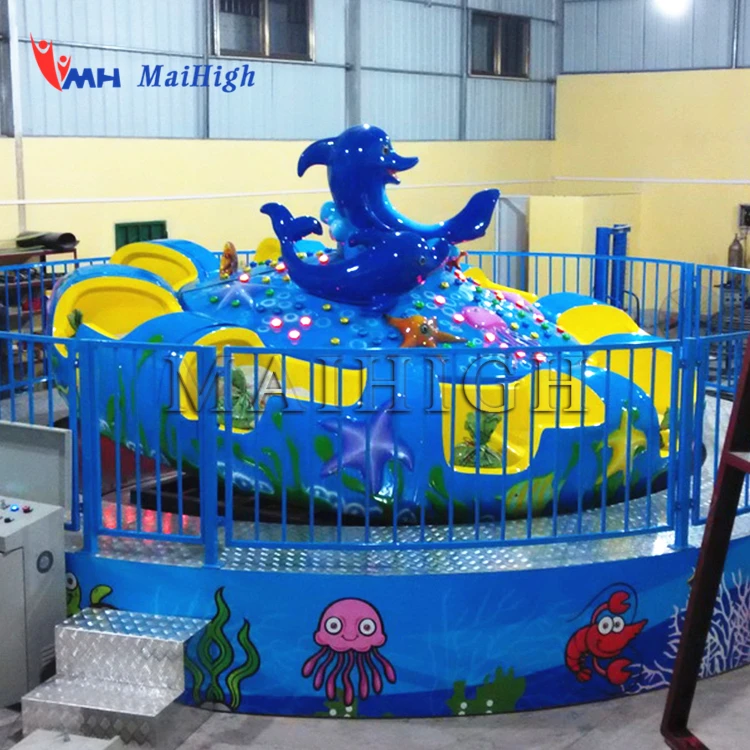 New Outdoor Amusement Park Games Playground Ocean Disc Turntable For Sale