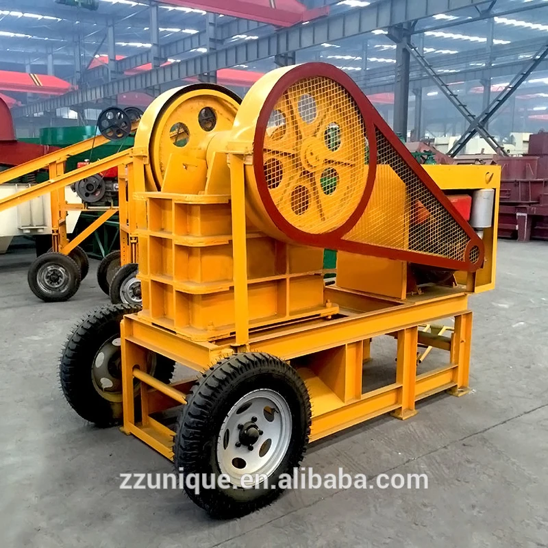 High Quality Portable Small Diesel Engine Jaw Stone Crusher