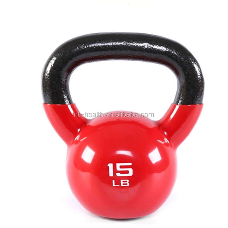 Competition painted vinyl kettlebell set