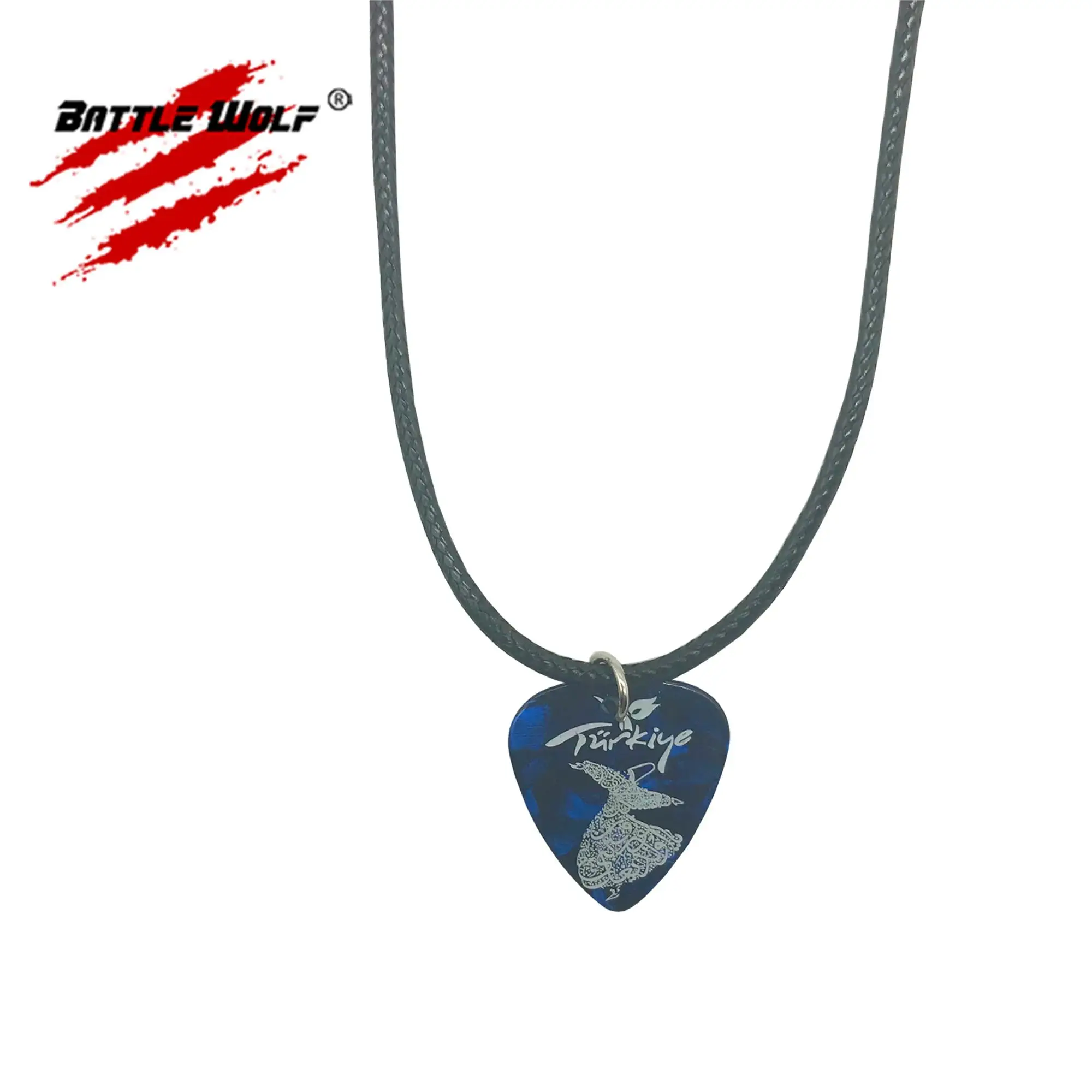 2023 новый стиль гитара Pick кулон ожерелье