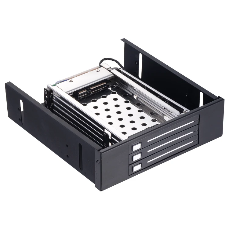 Unestech 3 x 2.5in sata жесткий диск случае SSD внутренний стойку корпус док станции hdd mobile rack