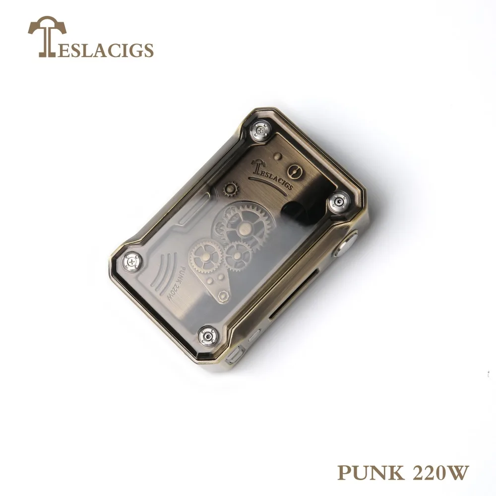 Моды для вейпинга Tesla PUNK 220W, стартовый набор для вейпинга в стиле стимпанк