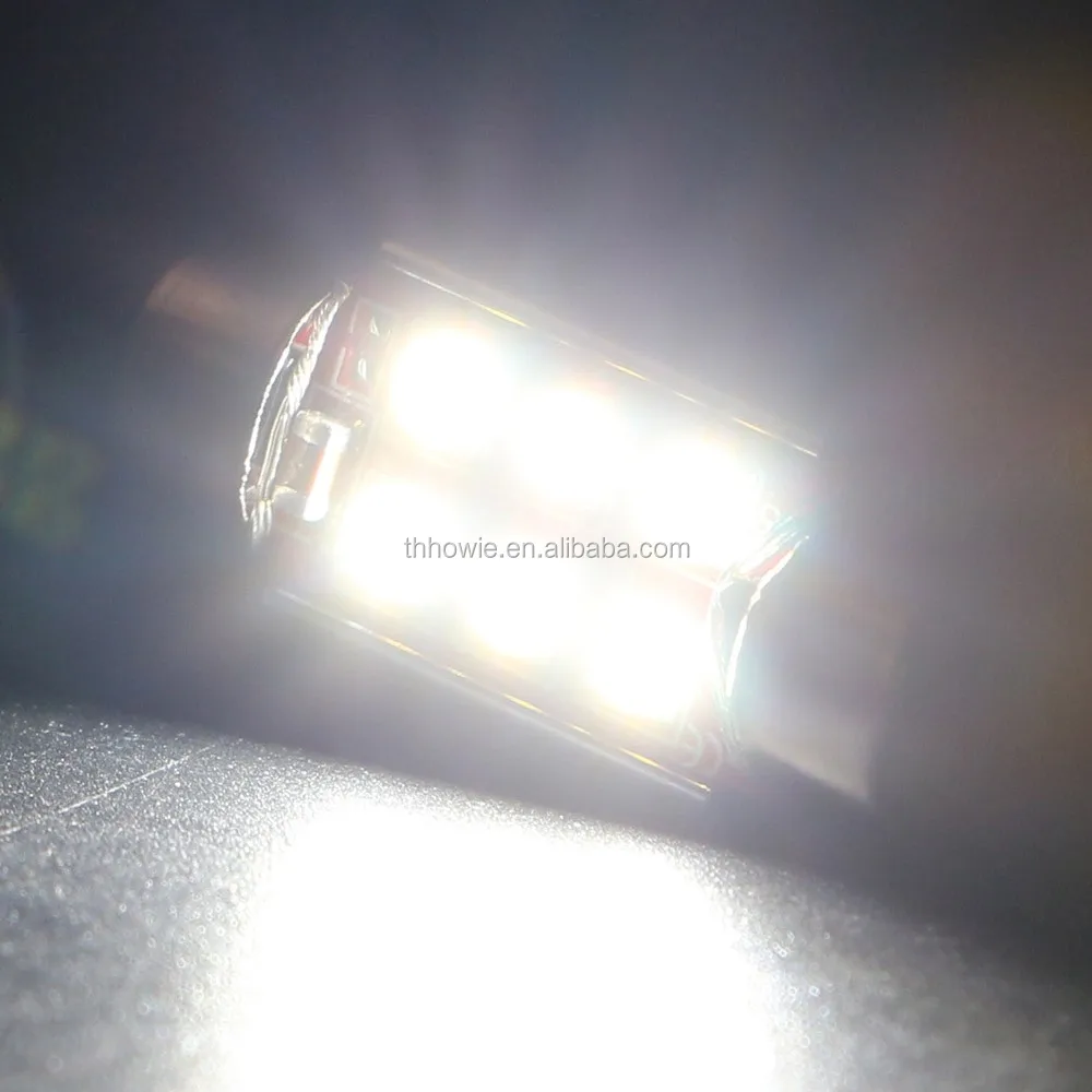 Festoon C5W 3030 Chip 4 SMD 6 SMD LED Canbus Car Interior Light White DC 12V Error Free Auto Led Reading Lamp Dome Light Bulb