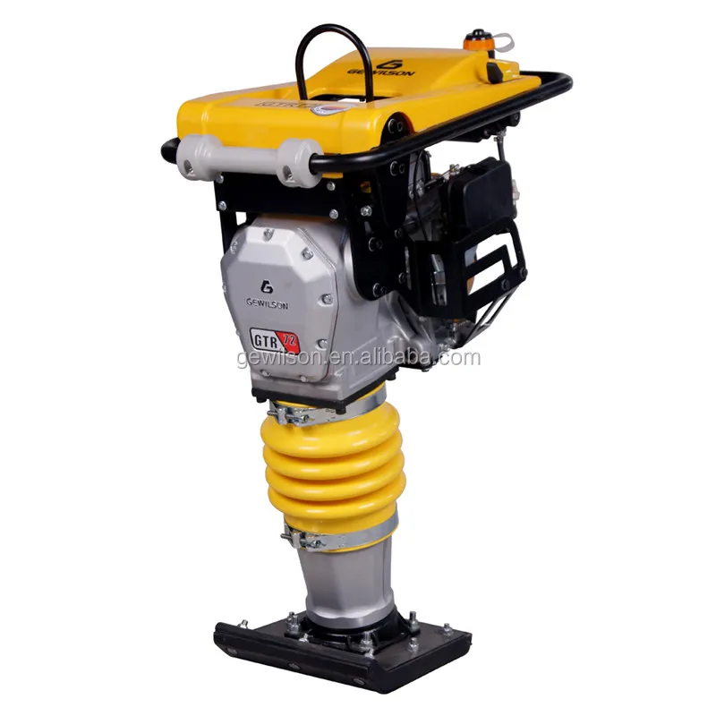 Hand held vibratory asphalt tamper rammer compactor GTR72 similar
