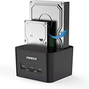 FIDECO 4tb Hd Usb3.0 Dock Station Converter Ssd Aluminum Casing Flexible Sata Cable Hdd Docking Usb 3.0