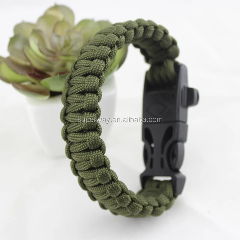 
Survival Bracelet SOS survival emergency paracord bracelet 