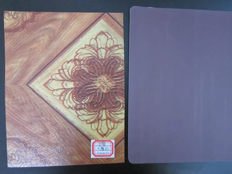 pvc flooring price in china Wood texture Cheap Price 1mm pvc roll Linoleum Rolls