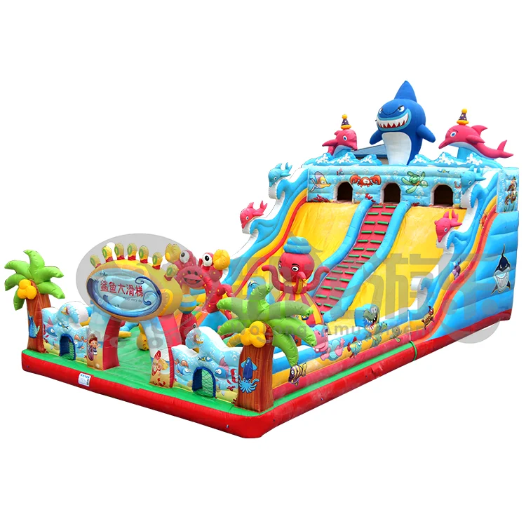 
2019 professional manufacturer giant inflatable slide for kids 