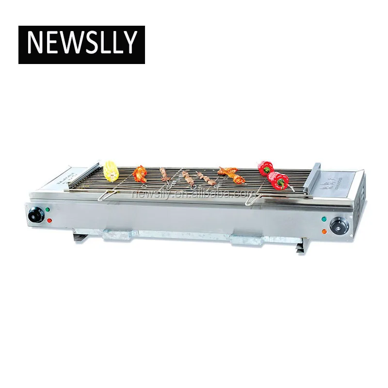 Electric roatary mutton string roaster kebab grill stainless steel corn roaster