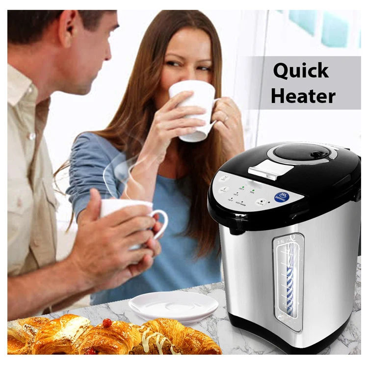 2020 new LED display with 3 temperature settings, SUS304 inner pot for electric air pot,electric hot pot