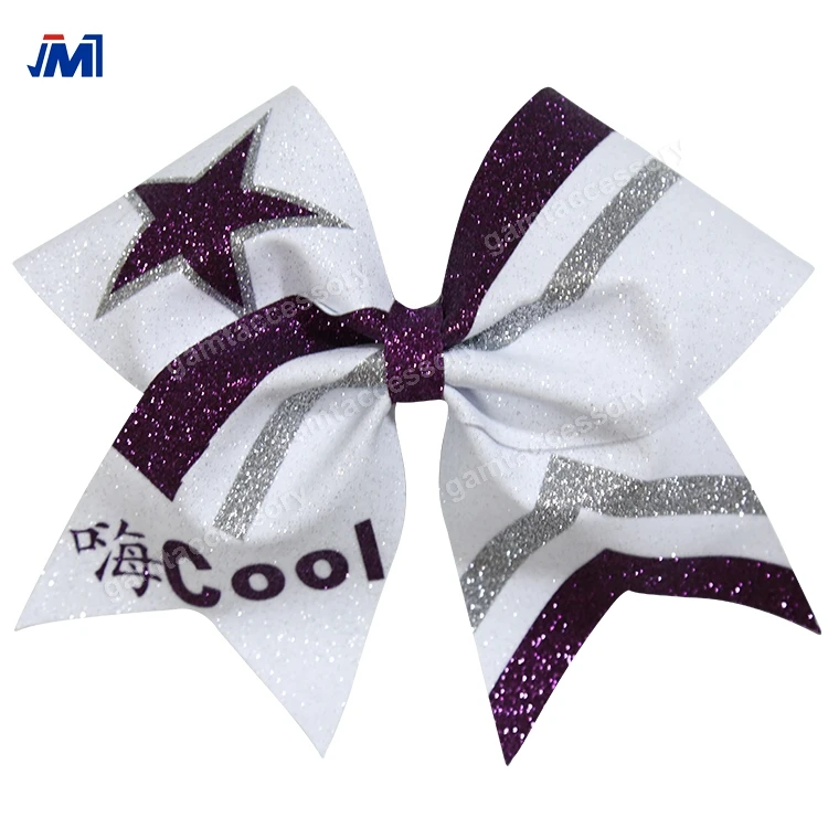 Высшее качество школьная команда чирлидинга индивидуальный Блестящий бант с горячей