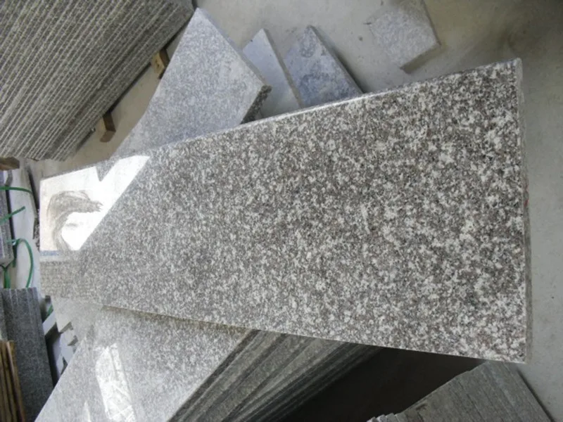 Polished Natural Stone Interior Granite Stair Step G664 Brown Granite Stair Design