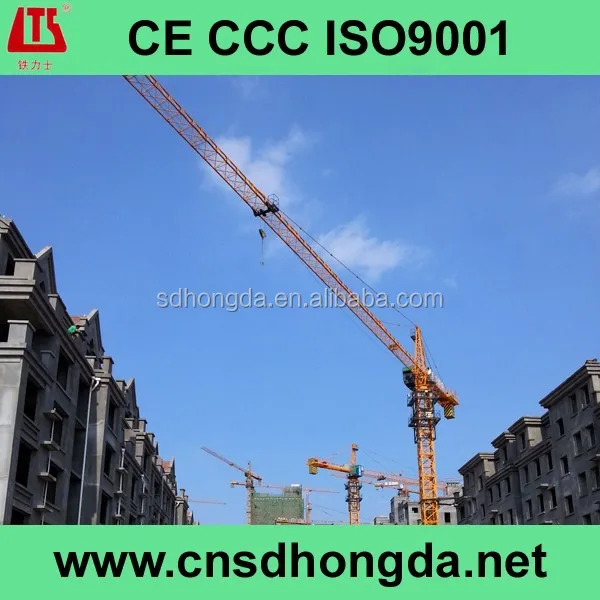 High Efficiency HONGDA QTZ500 Tower Cranes for Sale