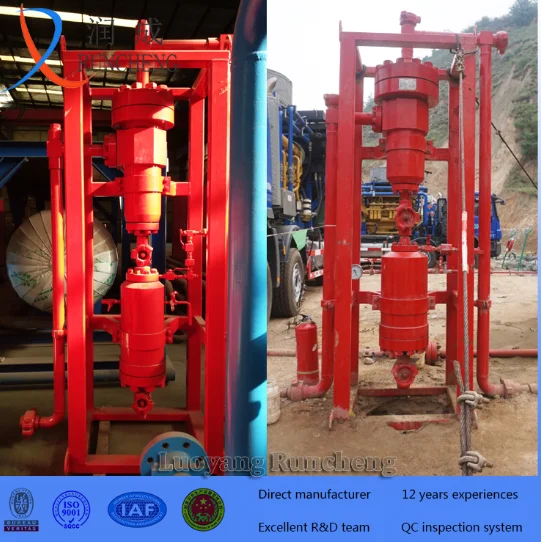 well test equipment wellhead riffler high pressure oil well sand catcher