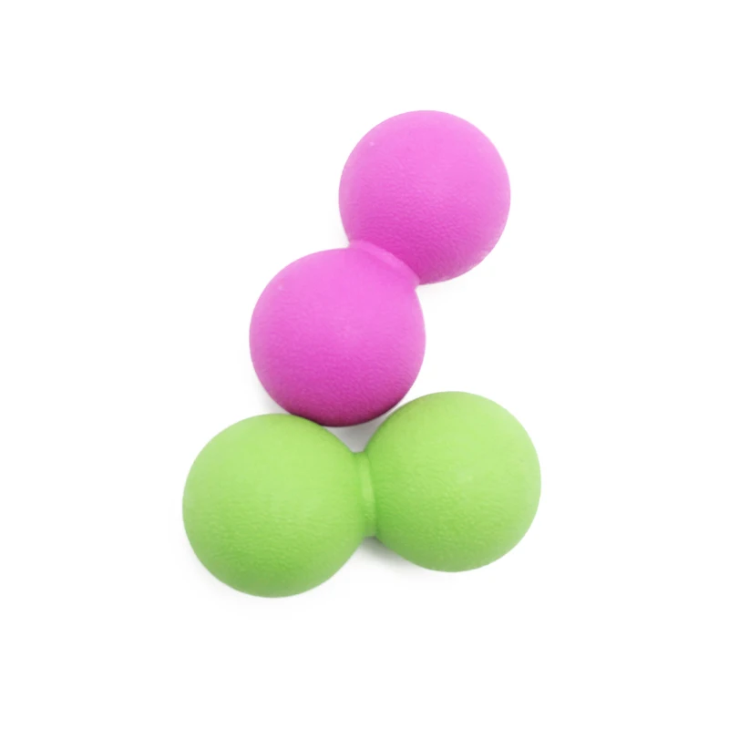 Оптовая продажа на заказ массаж нетоксичный двойной арахис Лакросс мяч массаж