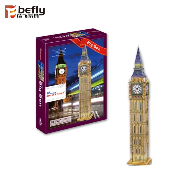 Big ben(London) building toy foam 3d puzzle for children
