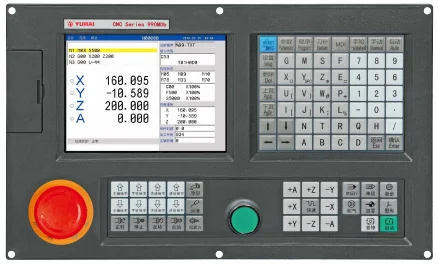 Низкая Цена открытым PLC 990MD серии 4 осевой фрезерный станок с ЧПУ контроллер