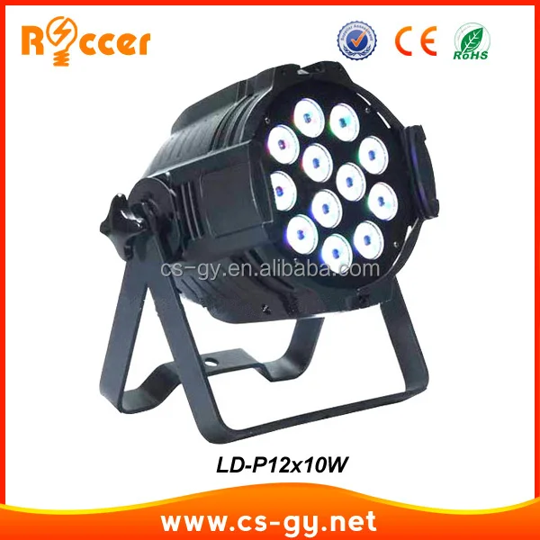DMX512 stage show high power 10W rgbw rated light for disco/KTV/party