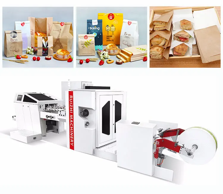 Khaki Kraft Paper Bag Making Machine Price