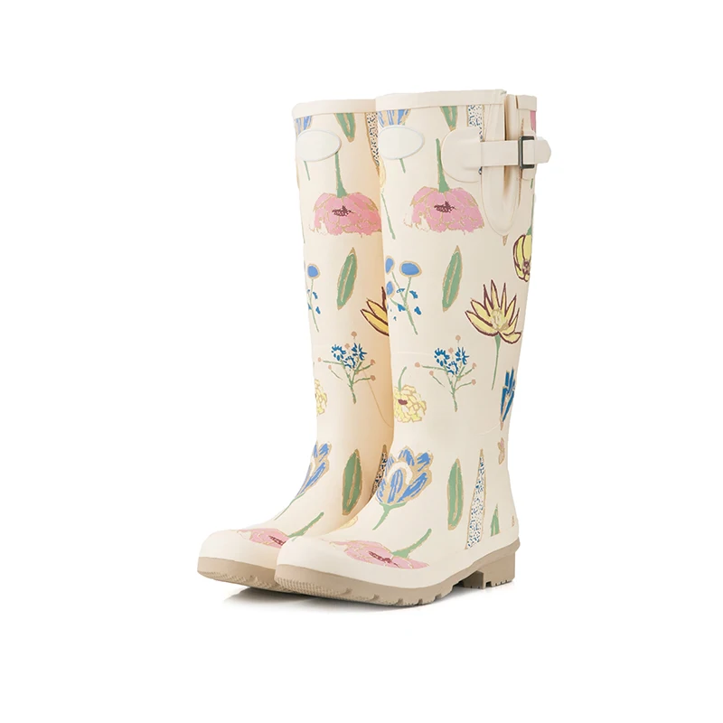 Knee High Rubber For Wholesale Waterproof With Buckle Durable rain boots women