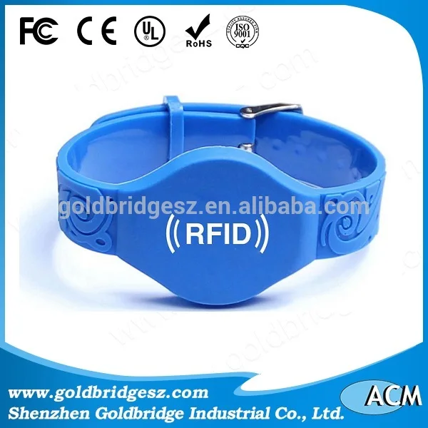 125 КГЦ Rfid запястье Водонепроницаемый NFC Силиконовые Часы браслет для Контроля Доступа