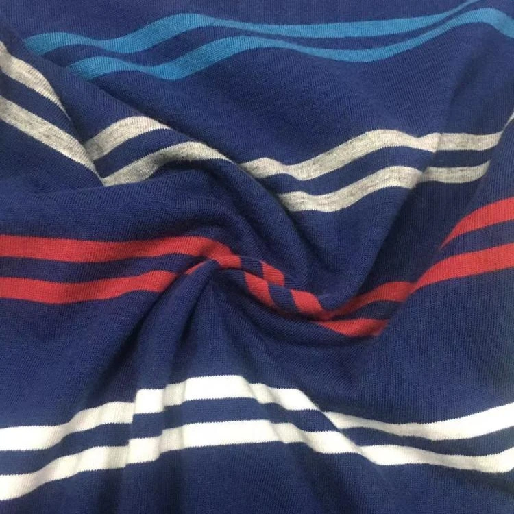 100%COTTON STRIPE Y/D SINGLE JERSEY