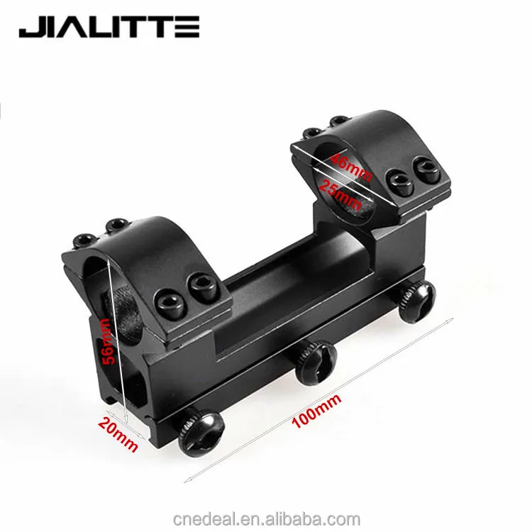 Jialitte J016 Hunting Scope Accessories Rifle Mount Tactical Ring 25.4mm High Scope Mount
