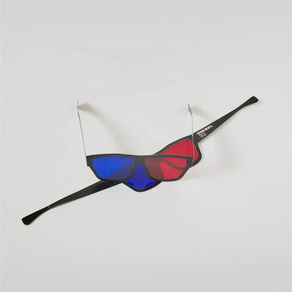Customized Design and Shape Paper 3D Glasses