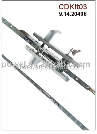 Multipoint door lock for PVC Door Mortise Door Lock With Cylinder for PVC Casement Door91420406