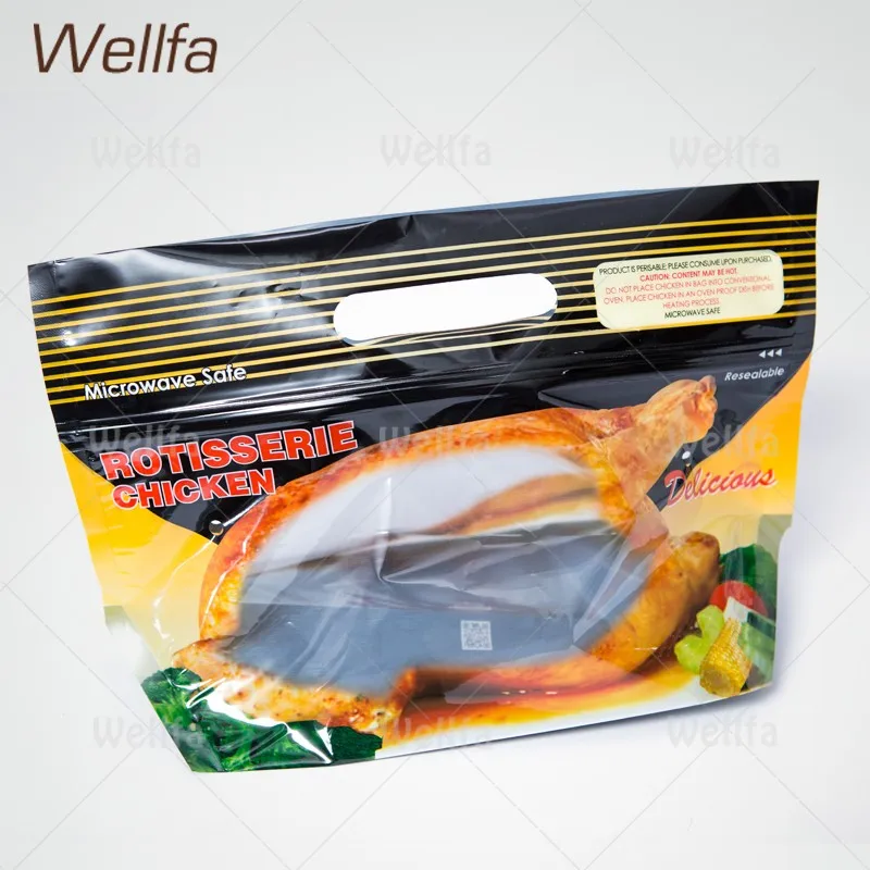 Замороженный куриный упаковочный стоячий мешок с подвесным перфорированным отверстием