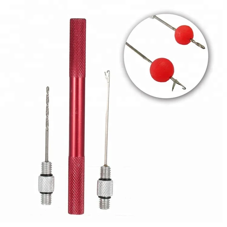 Алюминиевая игла Boilie с дрелью для ловли карпа, инструмент для приманки, приспособление для волос, рыболовная снасть, аксессуар, инструмент