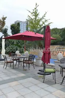 Beautiful Coffee Promotional Transparent Umbrella with Base parasol umbrella supplier outdoor sun umbrella supplier